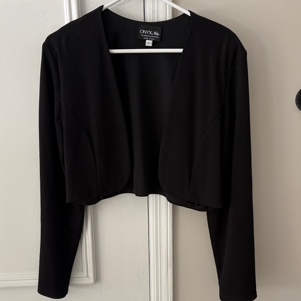 Onyx Nite Black Cape Jacket